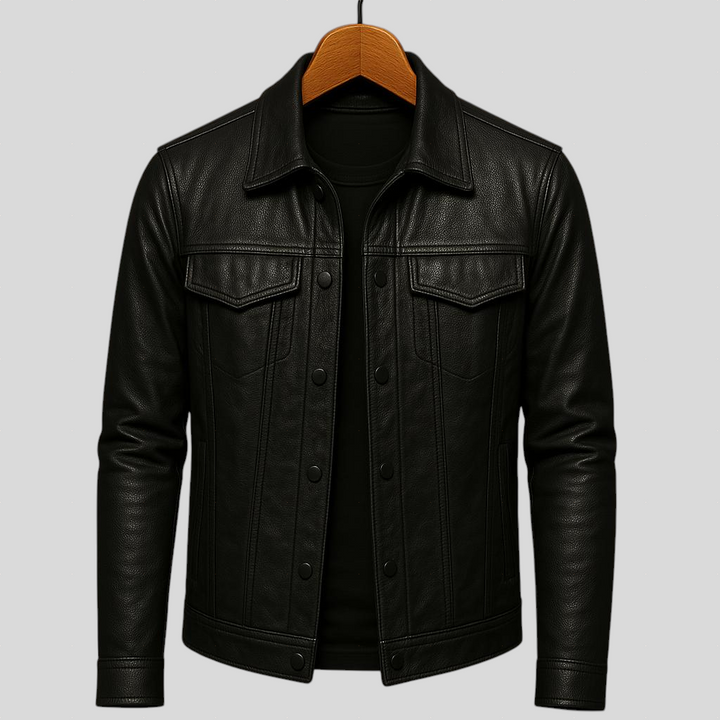 Darius - Prémiová Kožená Bunda v Moto Stylu