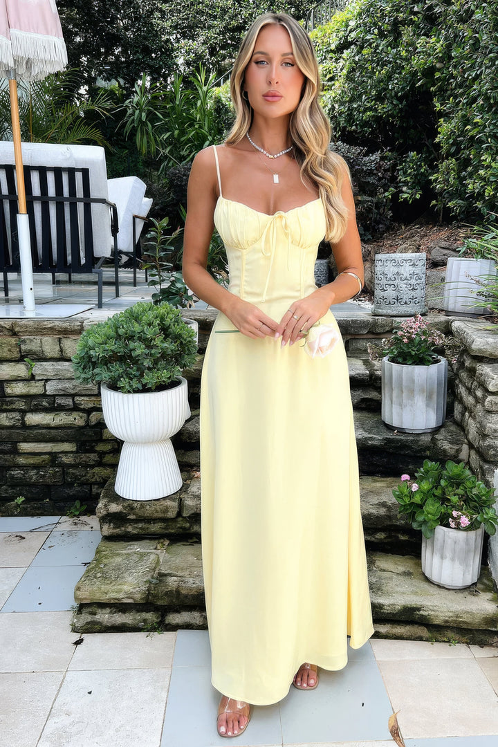 Camille | Women's Sleeveless A-Line Maxi Dress