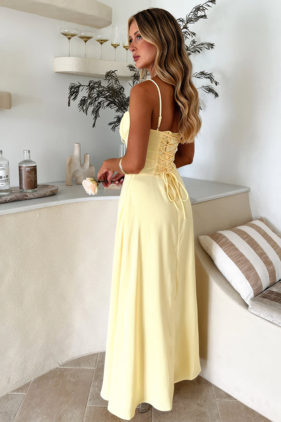 Camille | Women's Sleeveless A-Line Maxi Dress