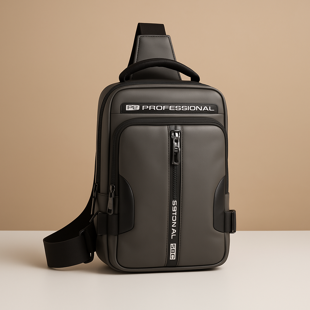 Casual anti-theft crossbody bag with hidden zippers | Damon