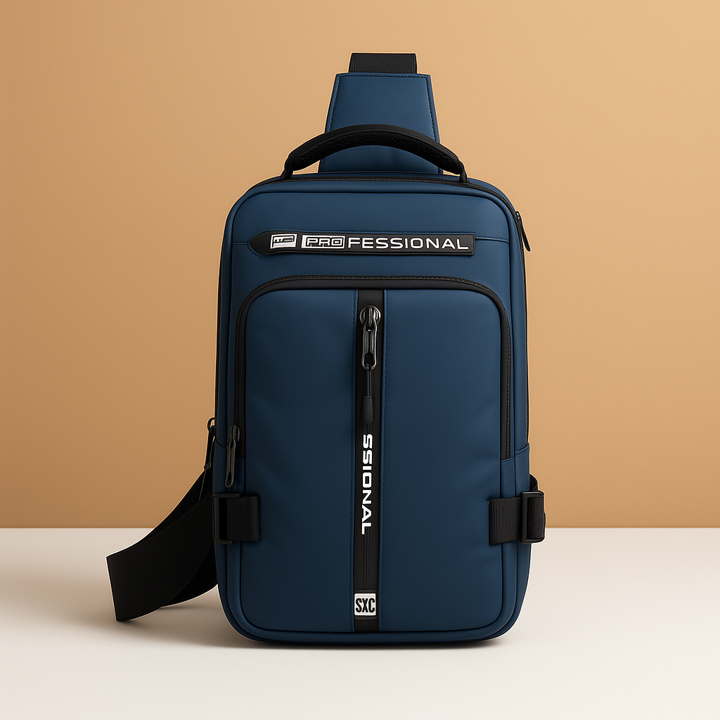 Casual anti-theft crossbody bag with hidden zippers | Damon