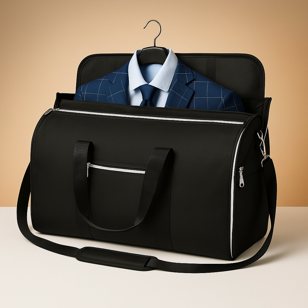 Convertible suit and duffle bag | Marcus