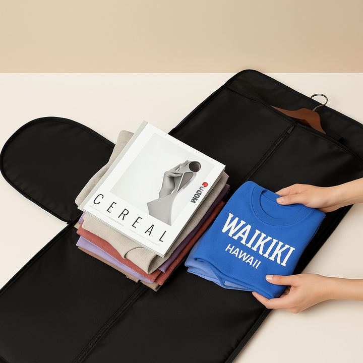 Convertible suit and duffle bag | Marcus