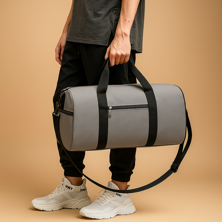 Convertible suit and duffle bag | Marcus