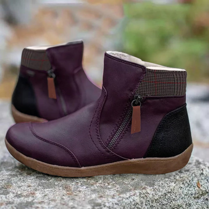 Nour - Faux Fur Ankle Boots