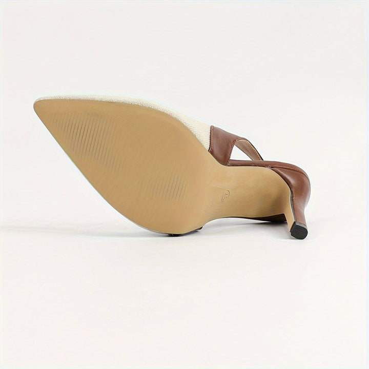 Amélie | Two-Tone Slingback Heels