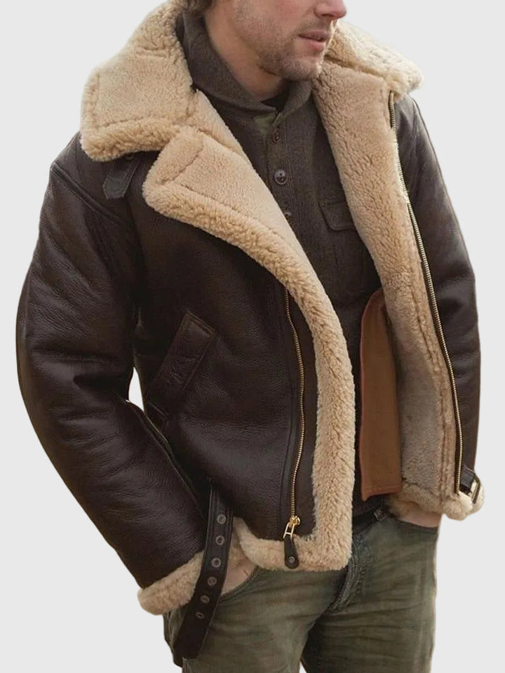 Roberto | Elegant Leather Jacket