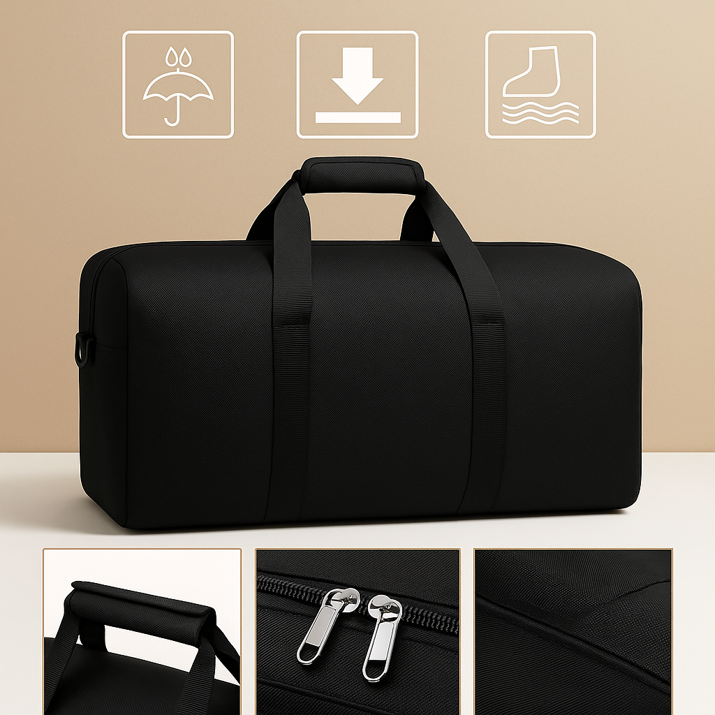 Expandable travel duffel bag with wheels | Harper