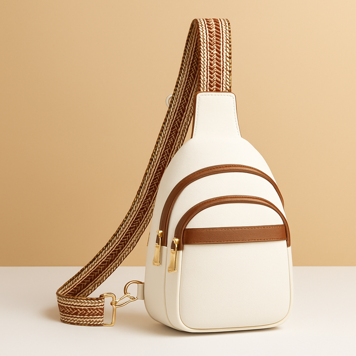 Faux leather crossbody sling bag with anti-theft pocket for women | Sophie