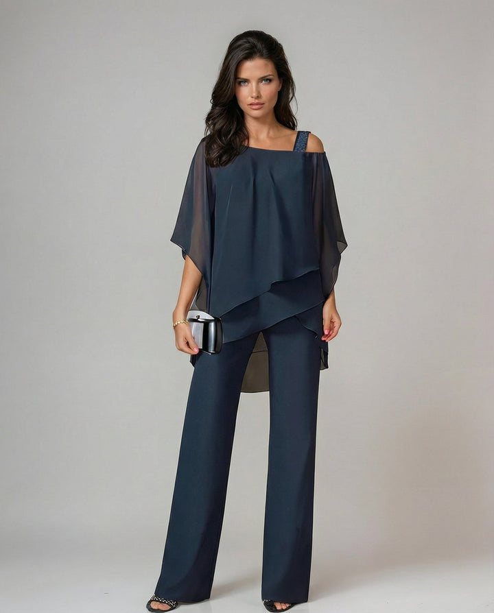 FlowLuxe™ Elegant Two-Piece Set – Flattering Layers & Effortless Fit