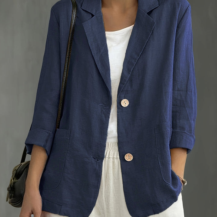 Margaret Casual Cotton Blazer
