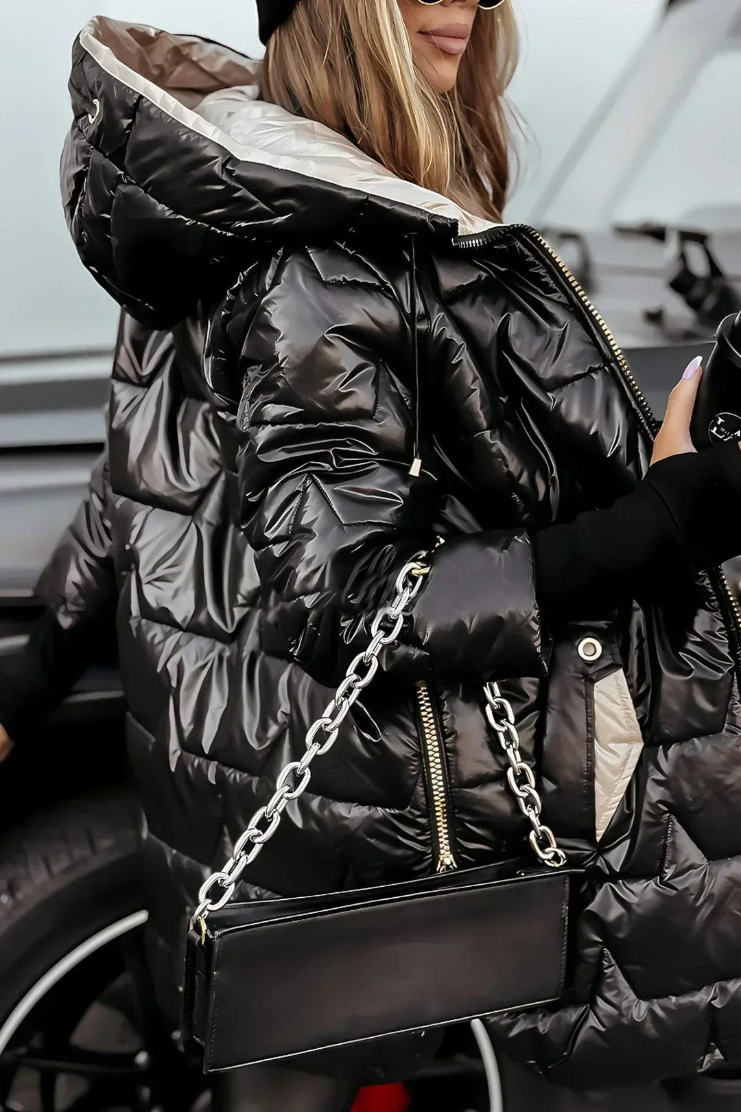 Leviana™ | Long Quilted Jacket