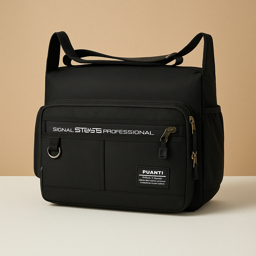 Large anti-theft messenger bag | Zachary
