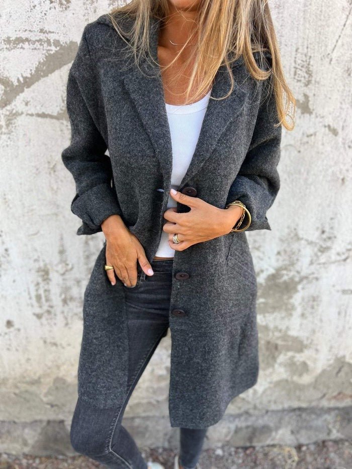 Tessa - Elegantní kabát s knoflíky