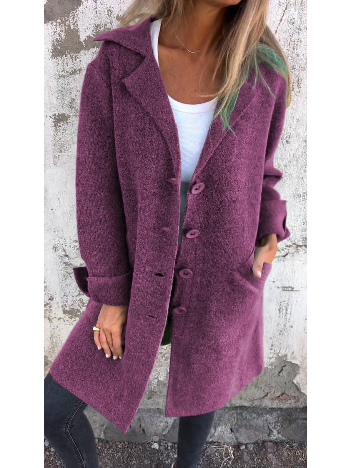 Tessa - Elegantní kabát s knoflíky