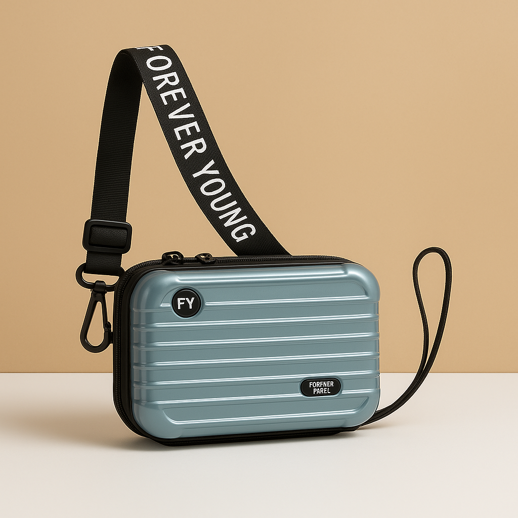 Mini suitcase crossbody bag | Harper