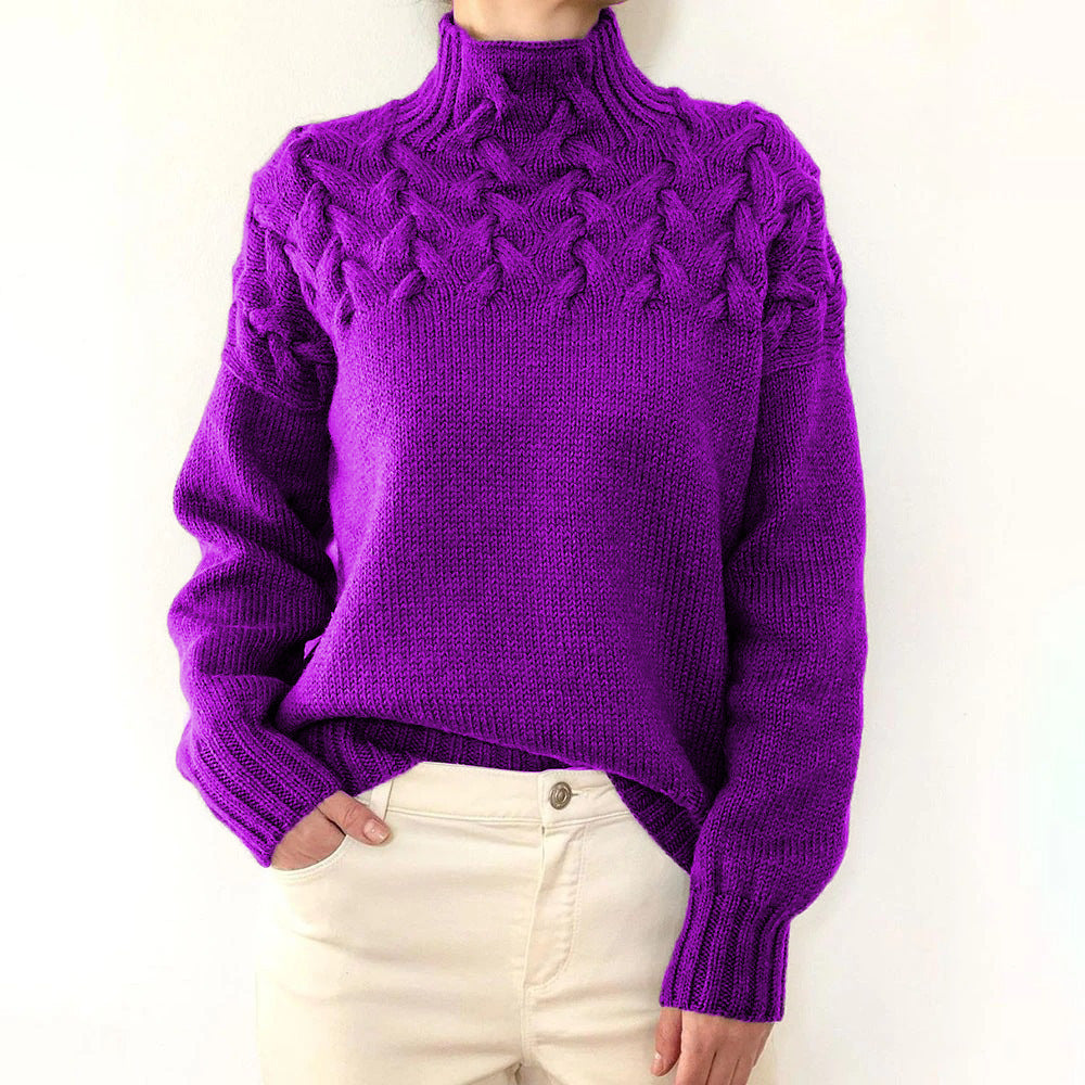 Hailey | Cozy Turtleneck Knit Sweater