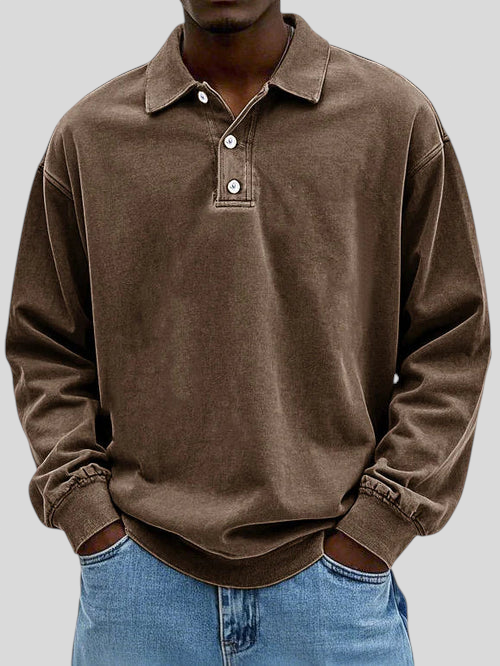 Petar - Vintage Košile S Dlouhým Rukávem