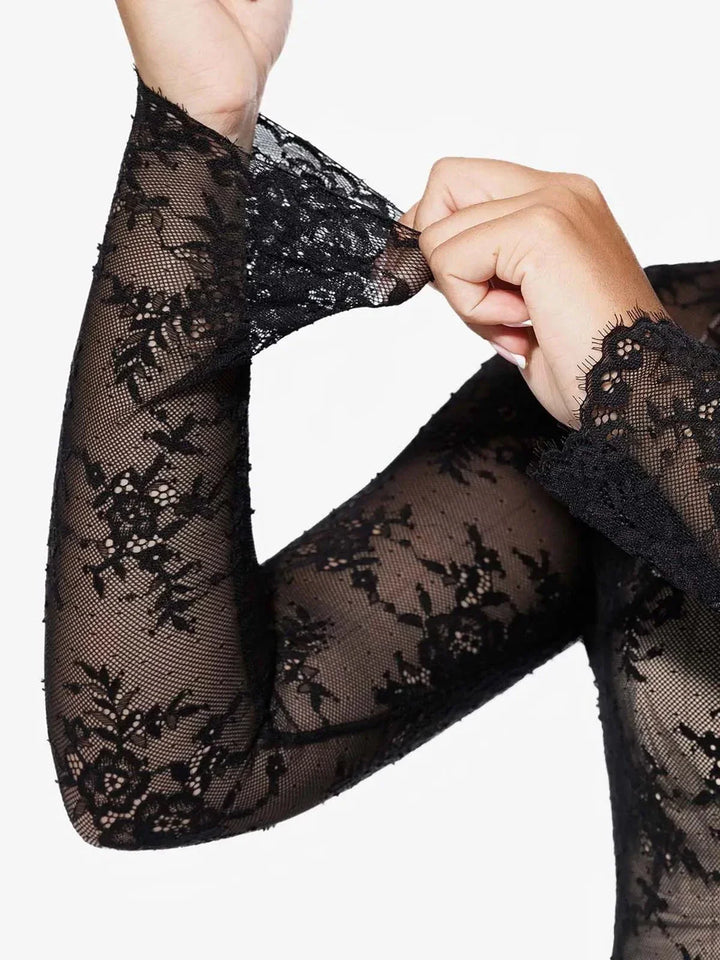 Shapewear 2-in-1 Lace Overlay Sculpting Dress