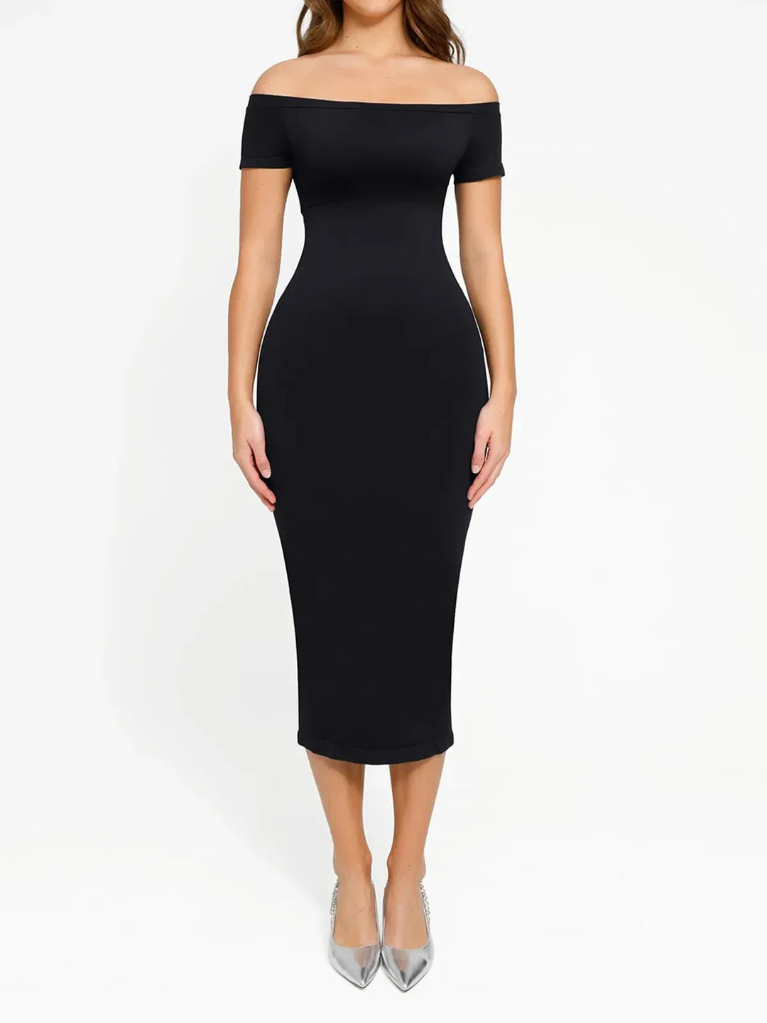 Shapewear Eco-Friendly Sculpting Seamless Midi Dress Set