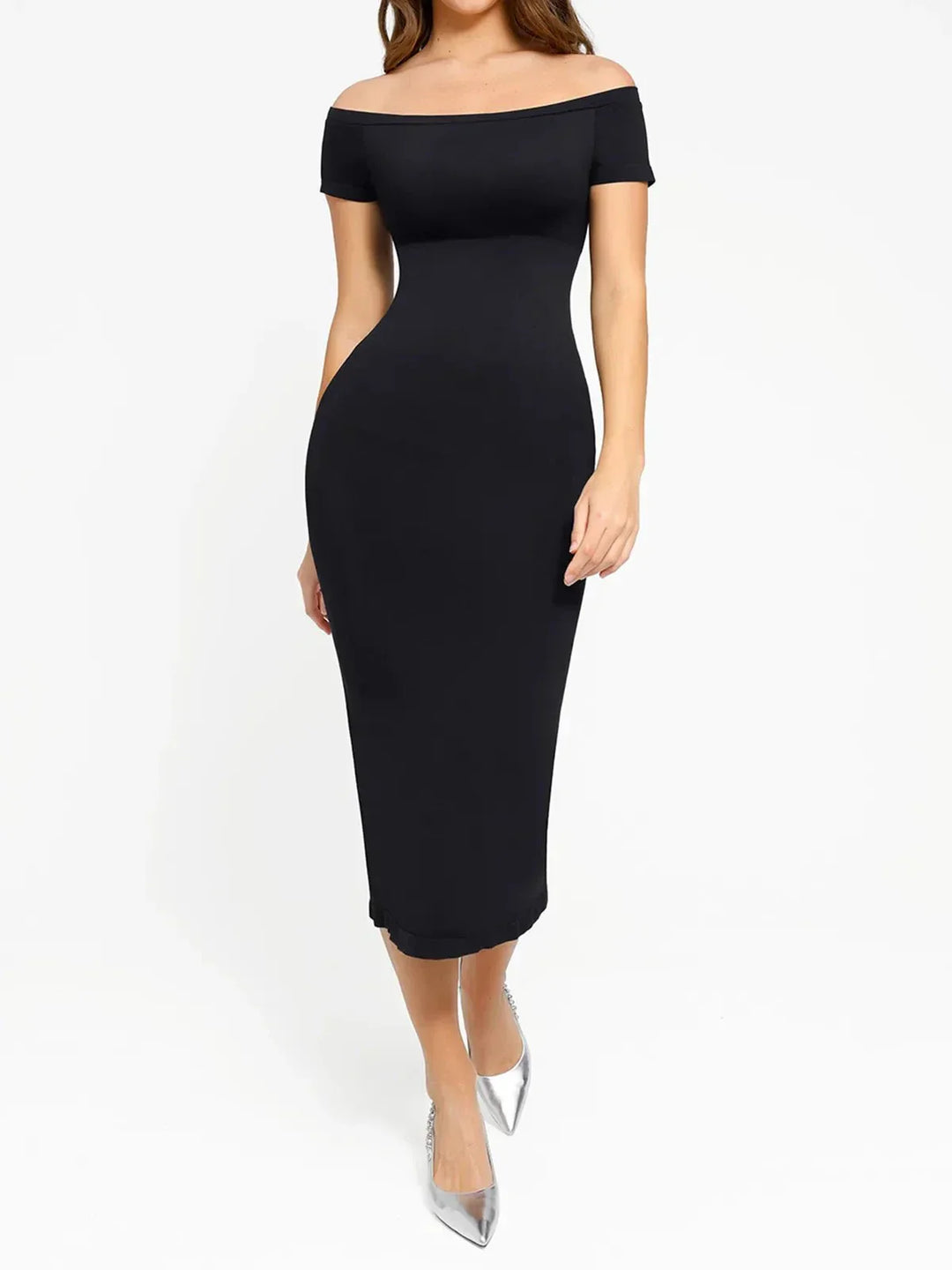 Shapewear Eco-Friendly Sculpting Seamless Midi Dress Set