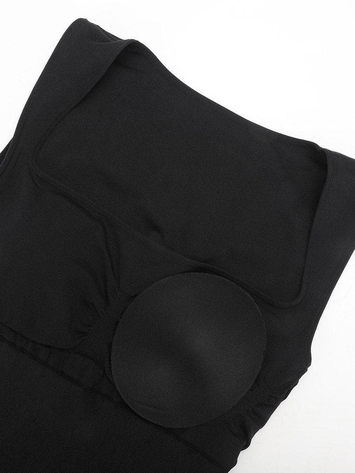 Shapewear Sleeveless Square Neck Slimming Seamless Dress