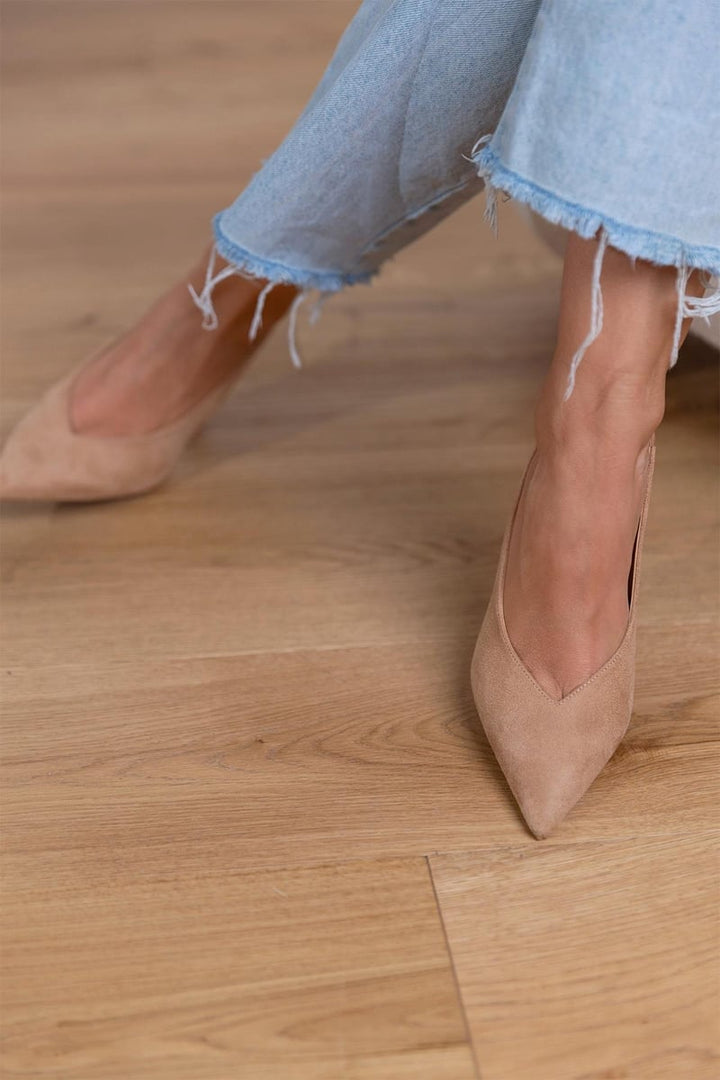 Open-Back Slingback Heels