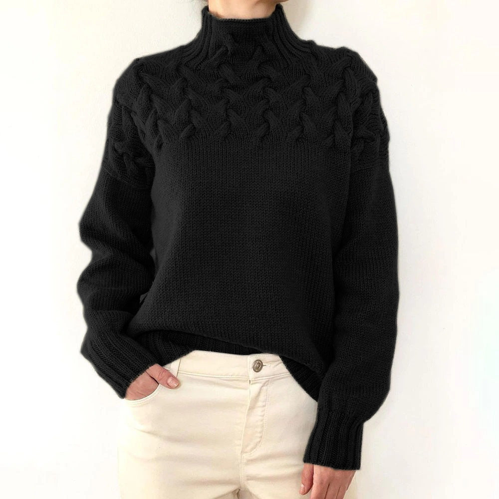 Hailey | Cozy Turtleneck Knit Sweater